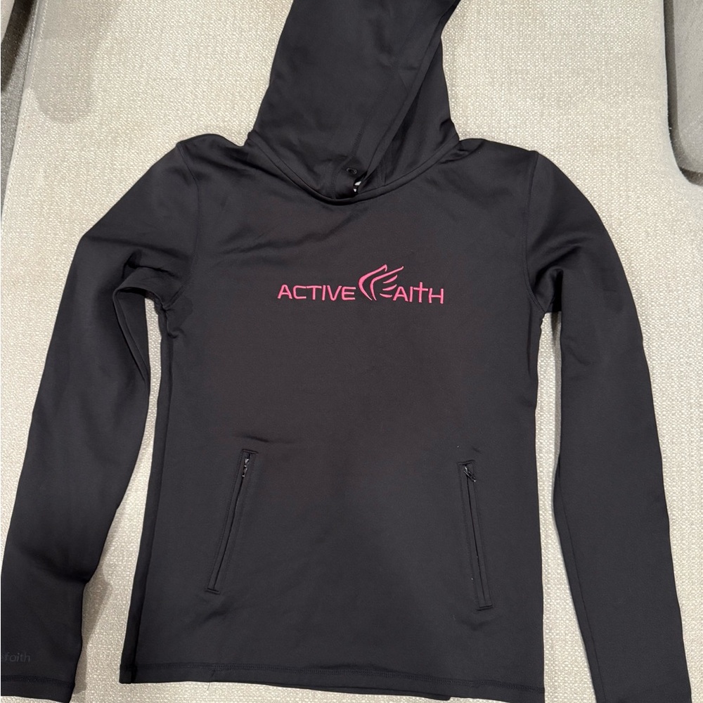 Active Faith Women's Black Hoodie Sweater